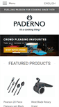 Mobile Screenshot of paderno.com